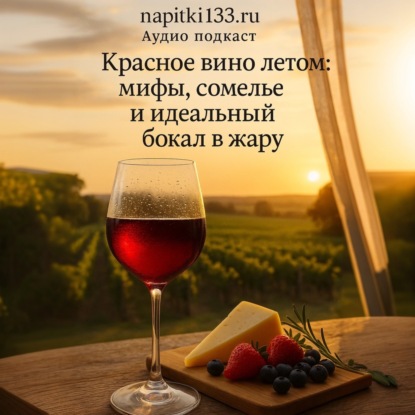 Аудио подкаст- Красное вино летом: мифы, сомелье и идеальный бокал в жару