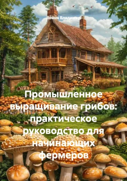 Обложка книги Промышленное выращивание грибов: практическое руководство для начинающих фермеров, Война Владимирович Владимир