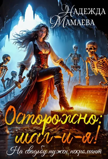 Обложка книги Осторожно: маг-и-я! На свадьбе нужен некромант, Надежда Мамаева