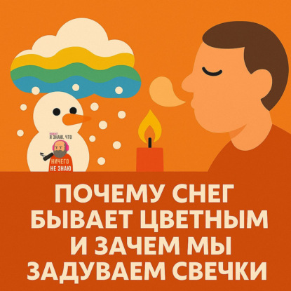 Почему снег бывает цветным и зачем мы задуваем свечки