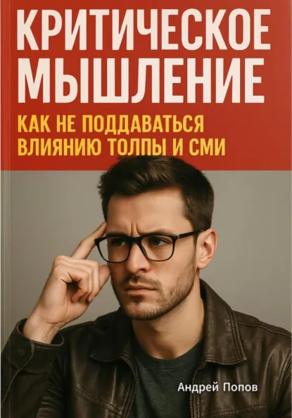 Обложка книги Критическое мышление: как не поддаваться влиянию толпы и СМИ, Андрей Попов