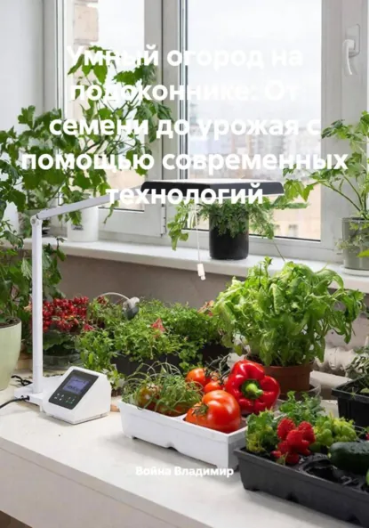 Обложка книги Умный огород на подоконнике: От семени до урожая с помощью современных технологий, Война Владимирович Владимир