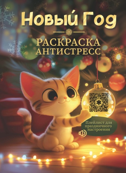 Новогодняя. Раскраска-антистресс