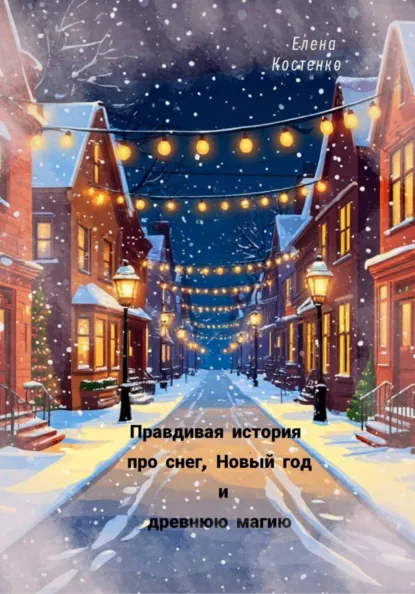Обложка книги Правдивая история про снег, Новый год и древнюю магию, Костенко Елена