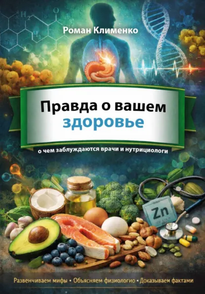 Обложка книги Правда о вашем здоровье: о чем заблуждаются даже врачи и нутрициологи, Роман Александрович Клименко