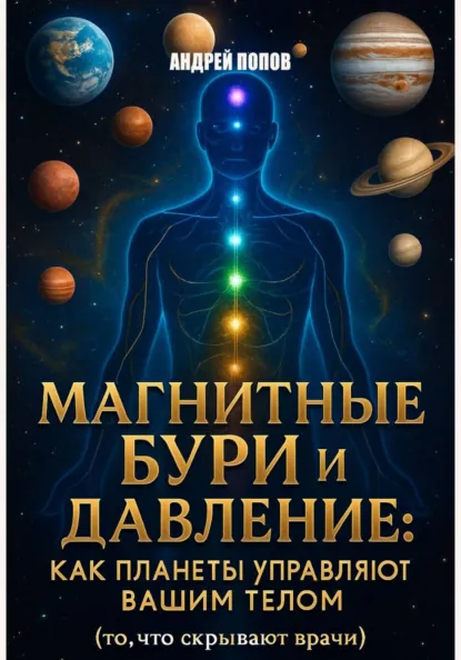 Обложка книги Магнитные бури и давление: как планеты управляют вашим телом, Андрей Попов