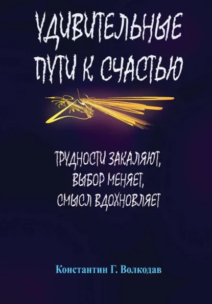Обложка книги Удивительные пути к счастью: Трудности закаляют, выбор меняет, смысл вдохновляет, Константин Геннадьевич Волкодав