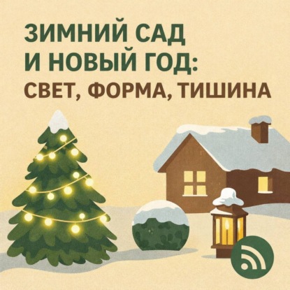 Зимний сад и Новый год: свет, форма, тишина