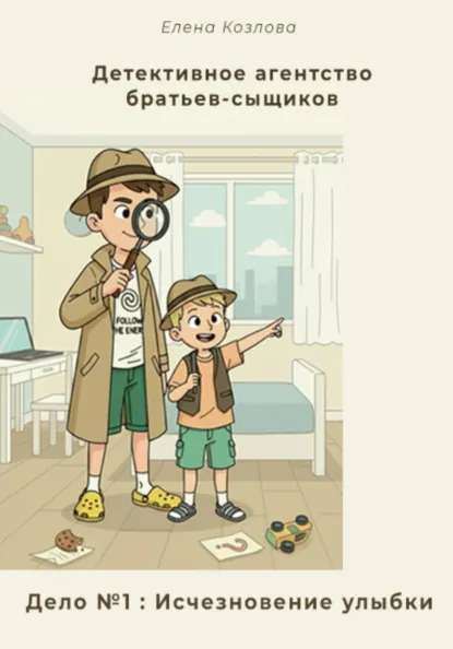 Обложка книги Детективное агентство братьев-сыщиков. Дело №1: Исчезновение улыбки, Елена Козлова