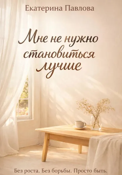 Обложка книги Мне не нужно становиться лучше, Екатерина Павлова