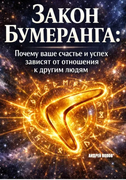 Обложка книги Закон бумеранга. Почему ваше счастье и успех зависят от отношения к другим людям, Андрей Попов