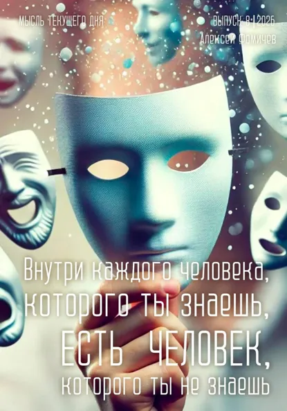 Обложка книги Внутри каждого человека, которого ты знаешь, есть человек, которого ты не знаешь, Алексей Фомичев