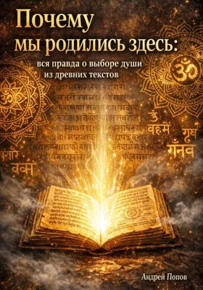Обложка книги Почему мы родились здесь: вся правда о выборе души из древних текстов, Андрей Попов
