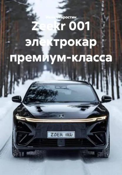 Обложка книги Zeekr 001 электрокар премиум-класса, Иван Владимирович Старостин