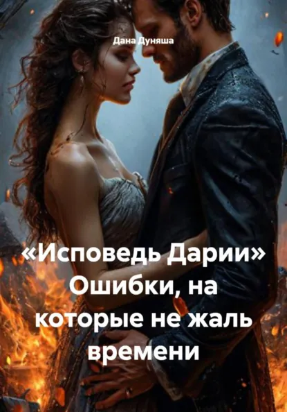Обложка книги «Исповедь Дарии» Ошибки, на которые не жаль времени, Дана Дуняша