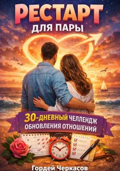 Обложка книги Рестарт для пары. 30 дневный челлендж обновления отношений, Гордей Черкасов