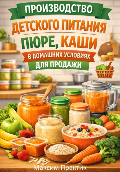 Производство детского питания пюре, каши в домашних условиях для продажи