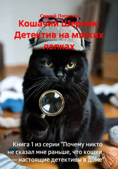 Обложка книги Кошачий Шерлок: Детектив на мягких лапках, Сергей Александрович Лопатин