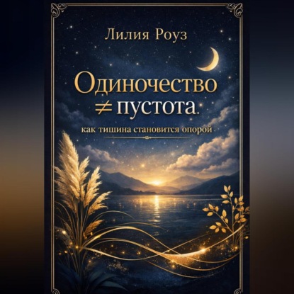 Одиночество не равно пустота: как тишина становится опорой
