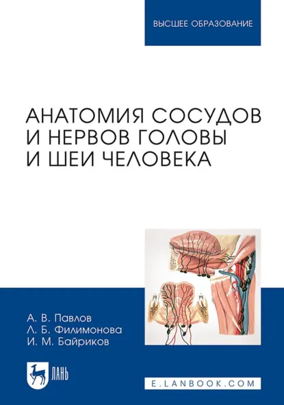 Обложка книги Анатомия сосудов и нервов головы и шеи человека. Учебное пособие для вузов, Иван Михайлович Байриков