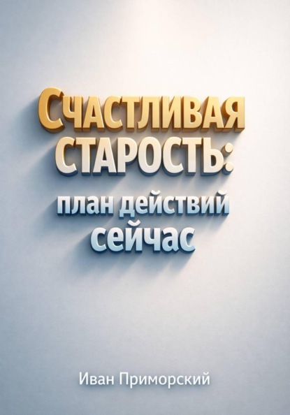 Счастливая старость. План действий сейчас