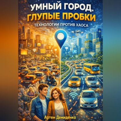 Обложка аудиокниги «Умный город, глупые пробки: Технологии против хаоса»