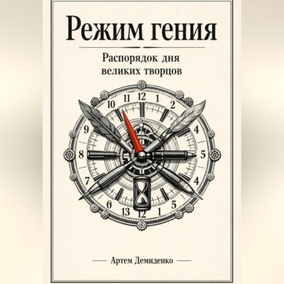 Обложка аудиокниги «Режим гения: Распорядок дня великих творцов»