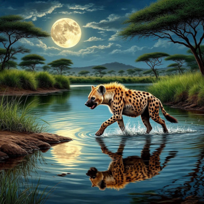 Жадная гиена