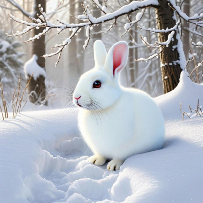 Снег и Заяц - сибирская народная сказка