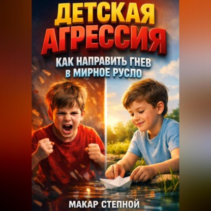 Обложка аудиокниги «Детская агрессия как направить гнев в мирное русло»