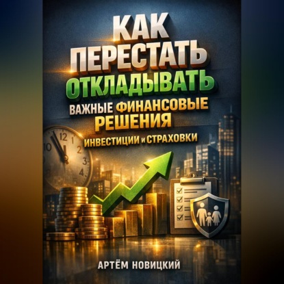 Обложка аудиокниги «Как перестать откладывать важные финансовые решения инвестиции и страховки»