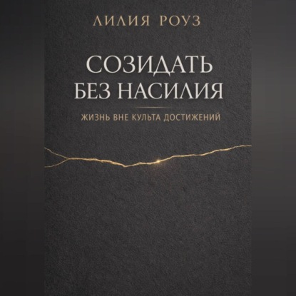 Обложка аудиокниги «Созидать без насилия: жизнь вне культа достижений»