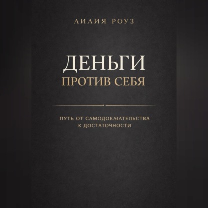 Обложка аудиокниги «Деньги против себя: путь от самодоказательства к достаточности»