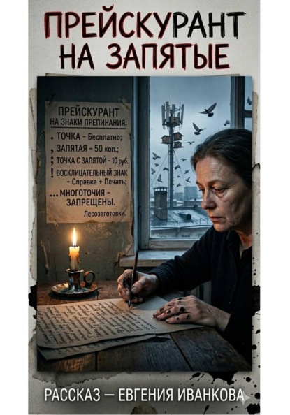 

Прейскурант на запятые