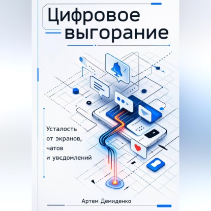 Обложка аудиокниги «Цифровое выгорание: Усталость от экранов, чатов и уведомлений»