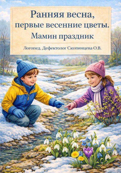 Ранняя весна, первые весенние цветы. Мамин праздник