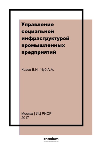 Управление социальной инфраструктурой промышленных предприятий