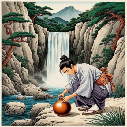 Зачарованный водопад