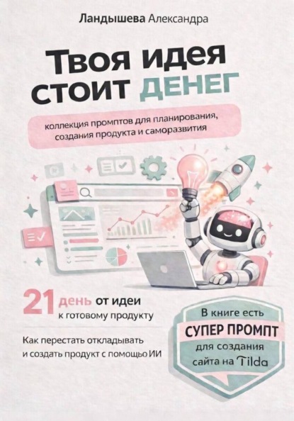 Ландышева Александра: Твоя идея стоит денег. Коллекция промптов для планирования, создания продукта и саморазвития