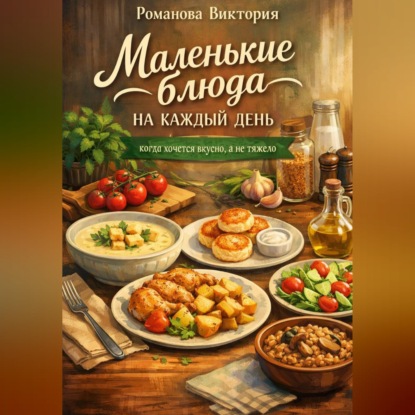 Обложка аудиокниги «Маленькие блюда на каждый день: когда хочется вкусно, а не тяжело»