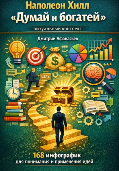 Наполеон Хилл "Думай и богатей". Визуальный конспект