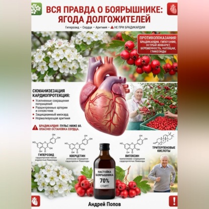 Обложка аудиокниги «Вся правда о боярышнике: ягода долгожителей»