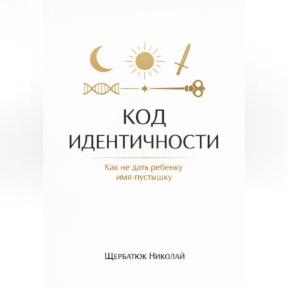 Обложка аудиокниги «Код идентичности: Как не дать ребенку имя-пустышку»