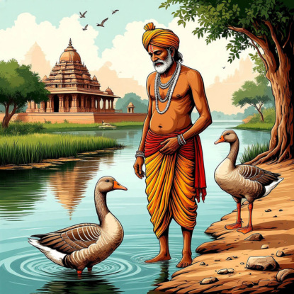 Брахман и дикие гуси