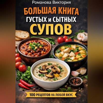Обложка аудиокниги «Большая книга густых и сытных супов»