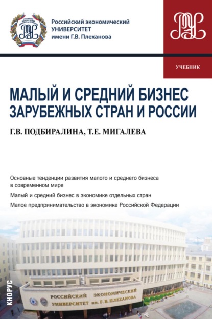 

Малый и средний бизнес зарубежных стран и России. (Бакалавриат, Магистратура). Учебник.