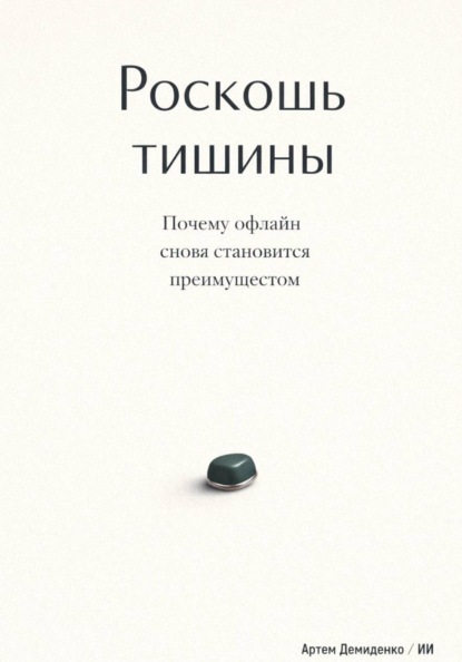 Роскошь тишины: Почему офлайн снова становится преимуществом