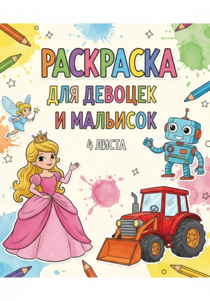 Раскраска для девочек и мальчиков