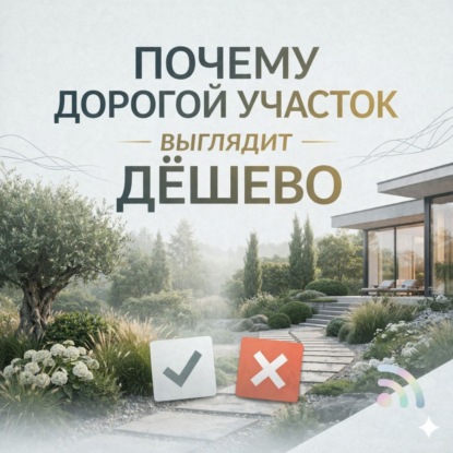 Почему дорогой участок выглядит дёшево