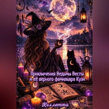 Обложка аудиокниги «Приключения Ведьмы Весты и её верного фамильяра Кузи»